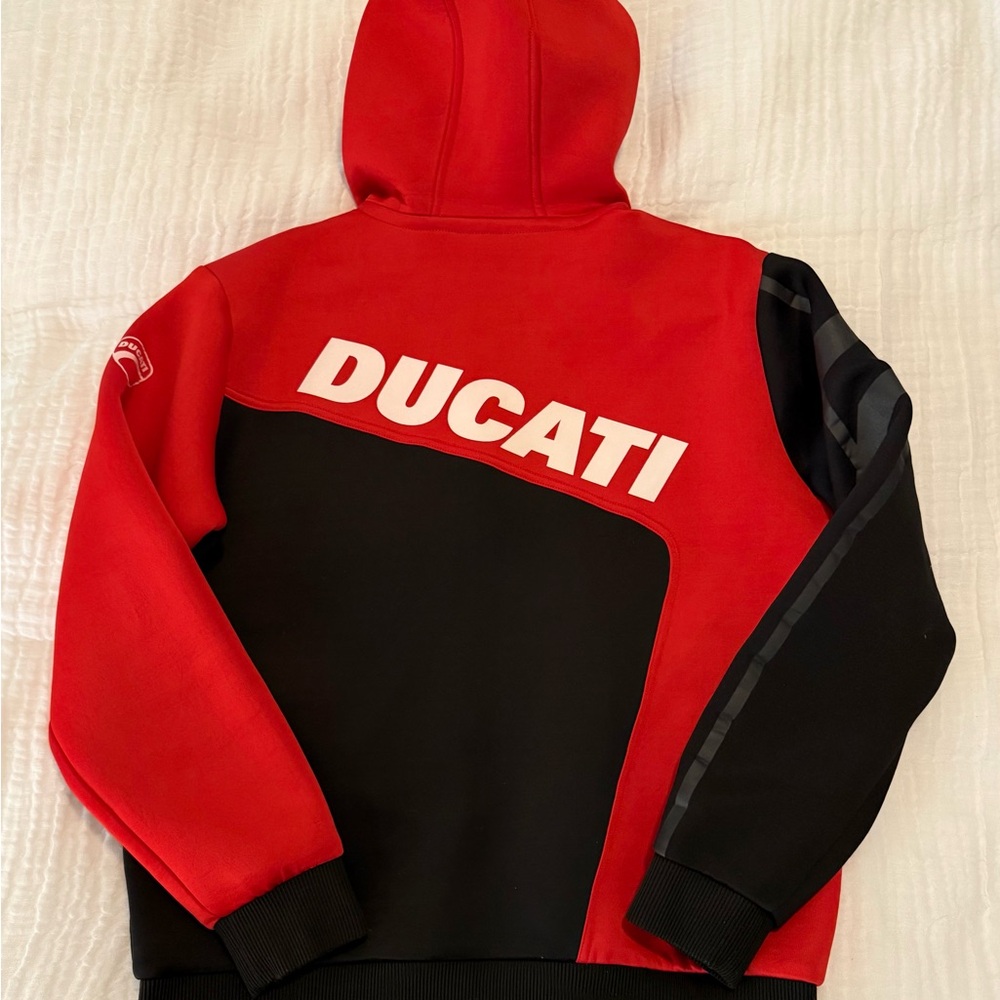 Ducati Red and Black Men's Hoodie - Picture 2 of 3